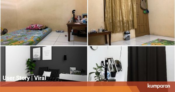 Netizen Ini Sulap Kamar  Kos  Jadi Estetik  dengan Biaya 